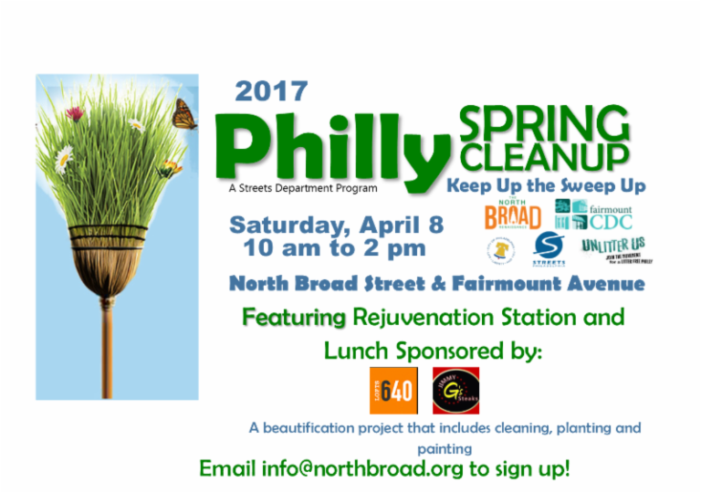 10th Annual Philly Spring Clean Up Northbroad